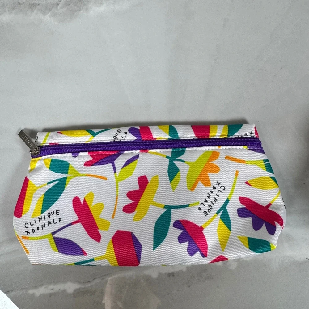 Lot‎ of 7 Novelty Cosmetics Bags Pouches Makeup Organizers Estee Lauder Clinique